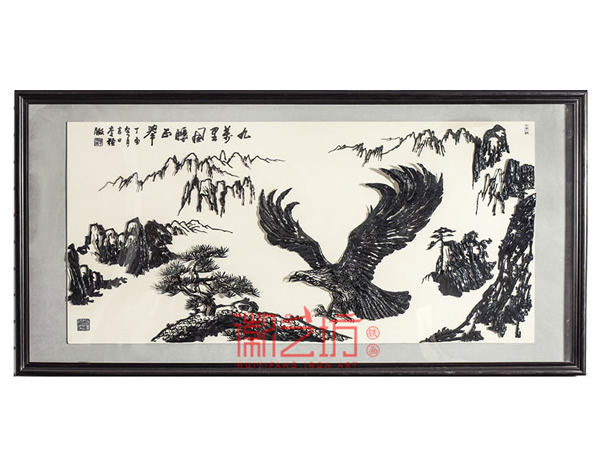 九万里风鹏正举精品装饰挂画芜湖铁画